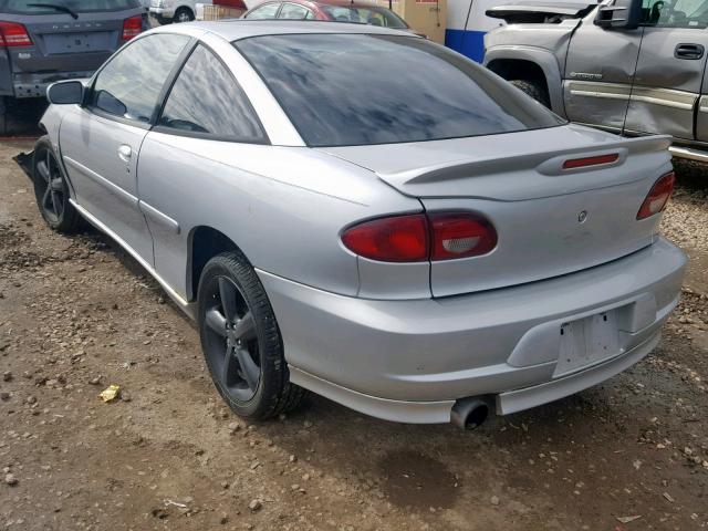 1G1JH12T727149955 - 2002 CHEVROLET CAVALIER Z SILVER photo 3