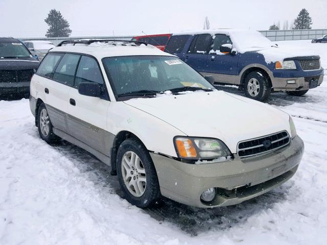 4S3BH6750Y7656207 - 2000 SUBARU LEGACY OUT WHITE photo 1