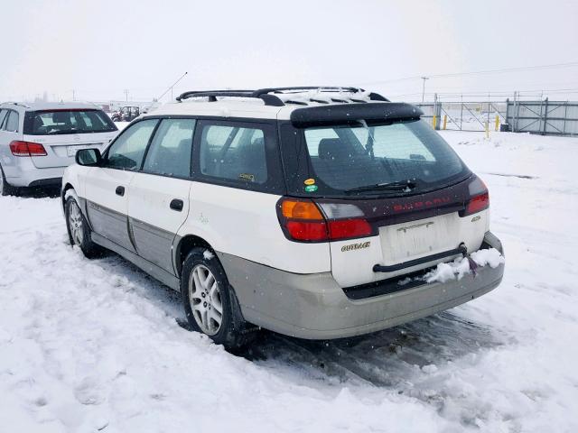 4S3BH6750Y7656207 - 2000 SUBARU LEGACY OUT WHITE photo 3