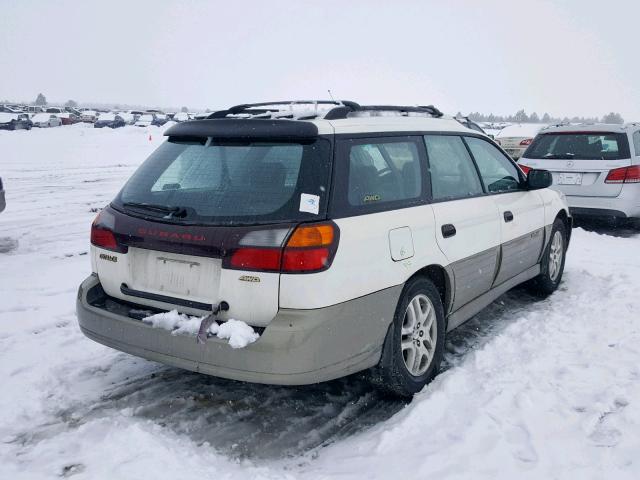 4S3BH6750Y7656207 - 2000 SUBARU LEGACY OUT WHITE photo 4