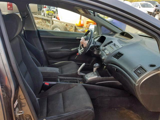 19XFA1F63BE036946 - 2011 HONDA CIVIC LX-S Grafit foto 5