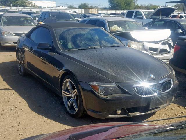 WBAEK13496CN79207 - 2006 BMW 650 I BLACK photo 1