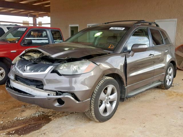 5J8TB18517A006330 - 2007 ACURA RDX TECHNO BROWN photo 2