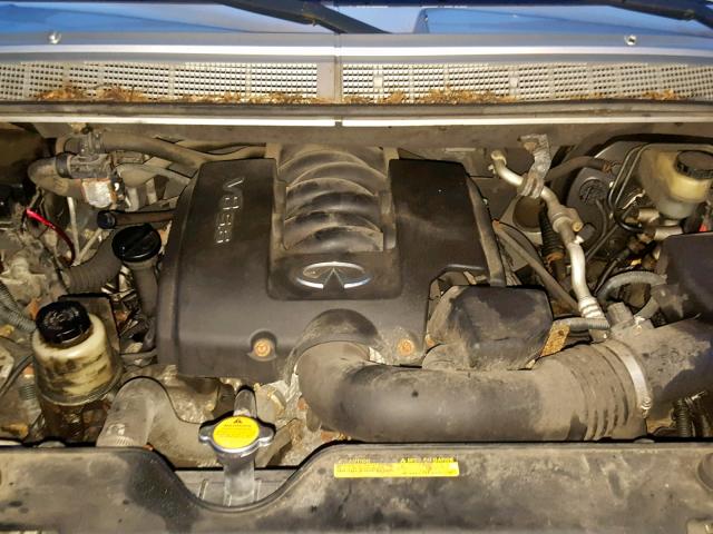 5N3AA08C55N803576 - 2005 INFINITI QX56 SILVER photo 7