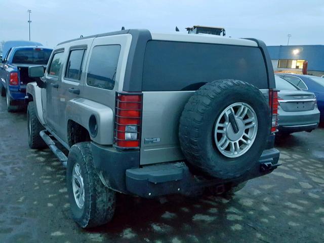 5GTDN136268200356 - 2006 HUMMER H3 TAN photo 3