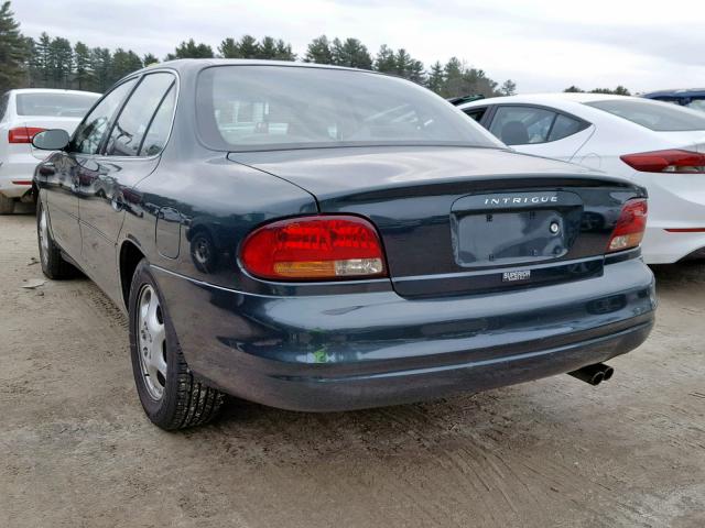 1G3WS52K7WF342258 - 1998 OLDSMOBILE INTRIGUE G GREEN photo 3