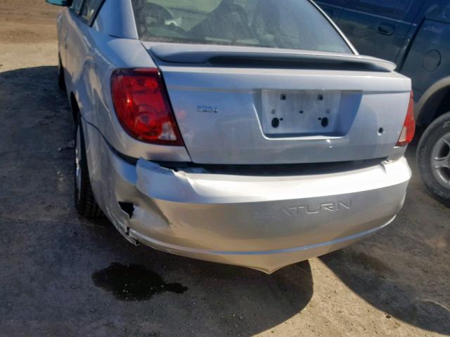 1G8AW18F16Z109910 - 2006 SATURN ION LEVEL SILVER photo 9