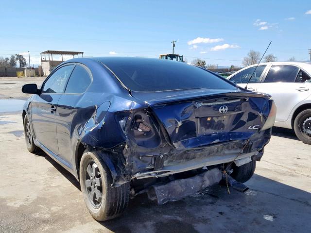 JTKDE177060116196 - 2006 TOYOTA SCION TC ლურჯი ფოტო 3