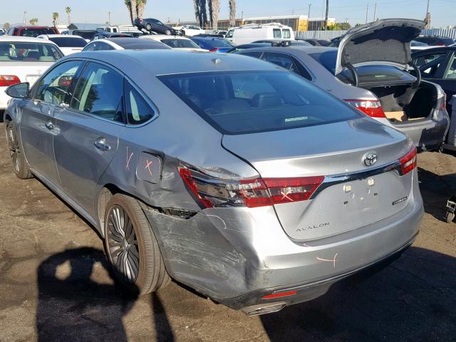4T1BK1EB5GU232630 - 2016 TOYOTA AVALON XLE SILVER photo 3