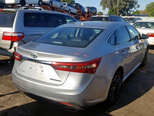 4T1BK1EB5GU232630 - 2016 TOYOTA AVALON XLE SILVER photo 4