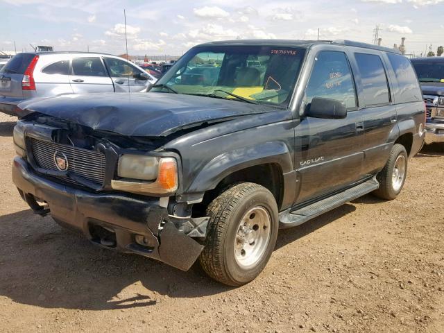 1GYEK13RXXR401944 - 1999 CADILLAC ESCALADE BLACK photo 2