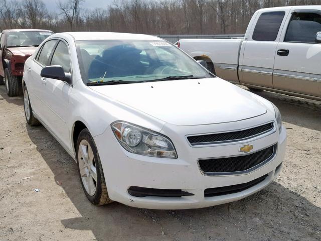 1G1ZB5EB8AF203167 - 2010 CHEVROLET MALIBU LS WHITE photo 1