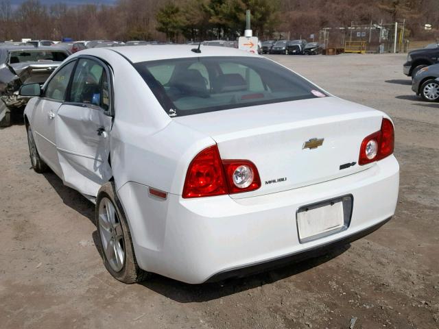 1G1ZB5EB8AF203167 - 2010 CHEVROLET MALIBU LS WHITE photo 3