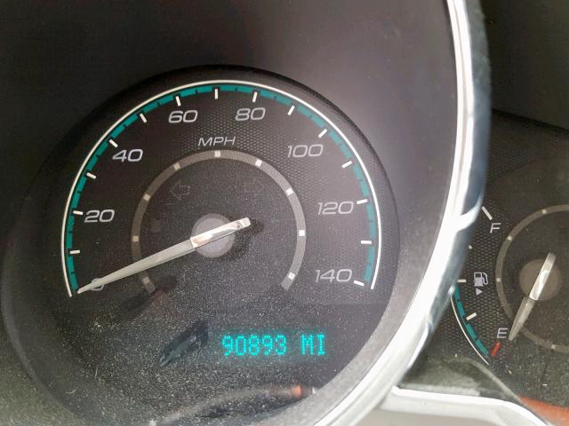 1G1ZB5EB8AF203167 - 2010 CHEVROLET MALIBU LS WHITE photo 8