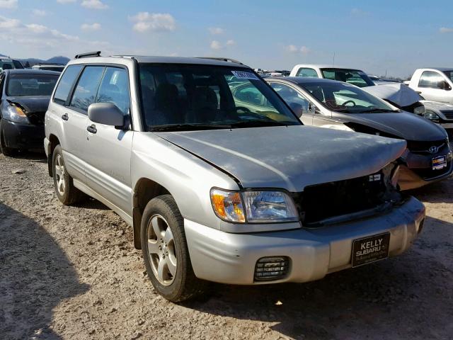 JF1SF65641H741011 - 2001 SUBARU FORESTER S ვერცხლისფერი ფოტო 1