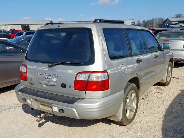 JF1SF65641H741011 - 2001 SUBARU FORESTER S ვერცხლისფერი ფოტო 4