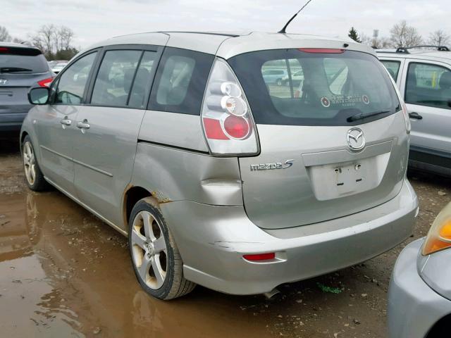 JM1CR293760114601 - 2006 MAZDA 5 SILVER photo 3