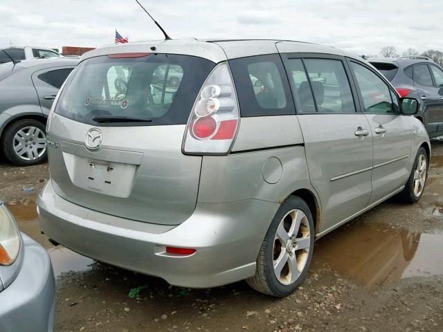 JM1CR293760114601 - 2006 MAZDA 5 SILVER photo 4