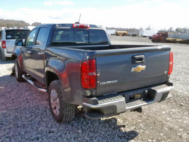 1GCGSCE36G1120032 - 2016 CHEVROLET COLORADO L GRAY photo 3