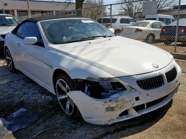 WBAEK13507CN81776 - 2007 BMW 650 I WHITE photo 1