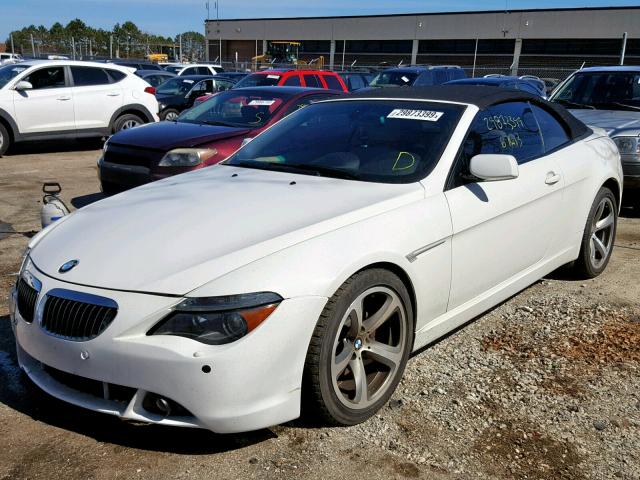 WBAEK13507CN81776 - 2007 BMW 650 I WHITE photo 2