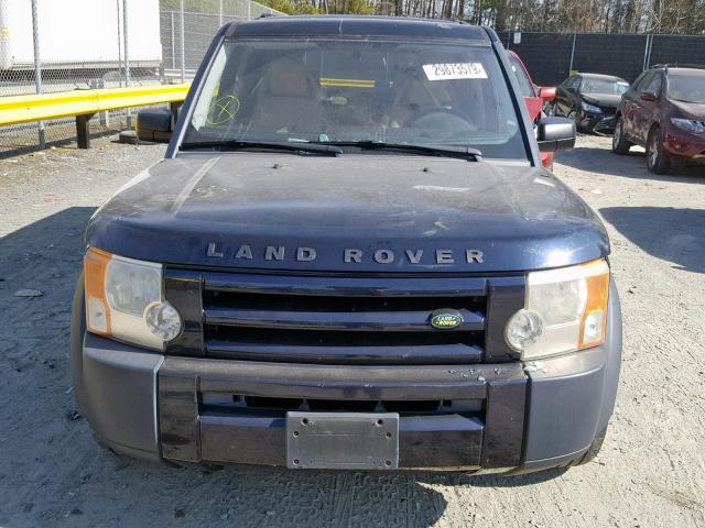 SALAD24435A341050 - 2005 LAND ROVER LR3 SE BLUE photo 9