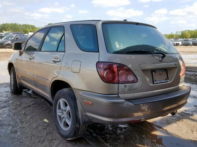 JT6HF10U5X0059248 - 1999 LEXUS RX 300 GOLD photo 3