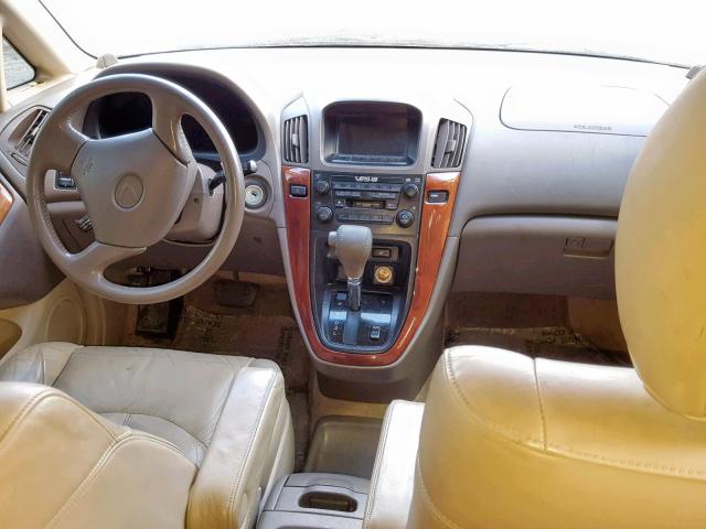 JT6HF10U5X0059248 - 1999 LEXUS RX 300 GOLD photo 9