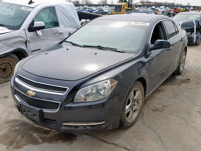 1G1ZC5EB4AF263461 - 2010 CHEVROLET MALIBU 1LT 黑色 照片 2