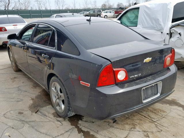 1G1ZC5EB4AF263461 - 2010 CHEVROLET MALIBU 1LT 黑色 照片 3
