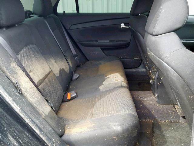 1G1ZC5EB4AF263461 - 2010 CHEVROLET MALIBU 1LT 黑色 照片 6