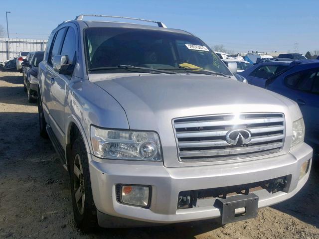 5N3AA08CX4N809677 - 2004 INFINITI QX56 SILVER photo 1