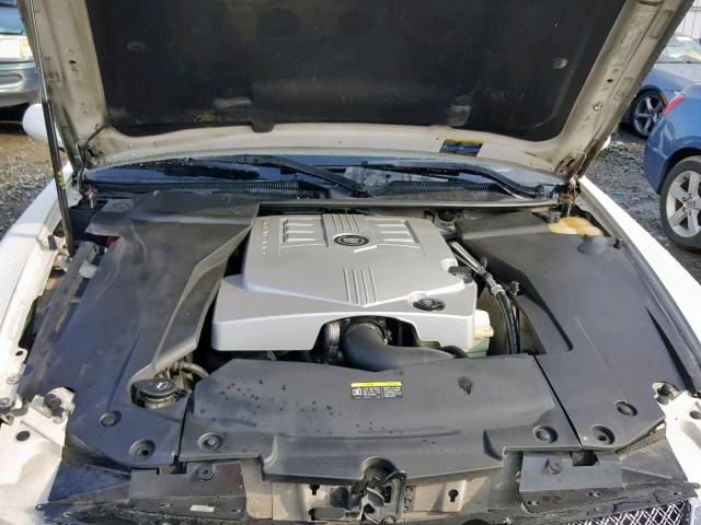1G6DW677650164093 - 2005 CADILLAC STS WHITE photo 7