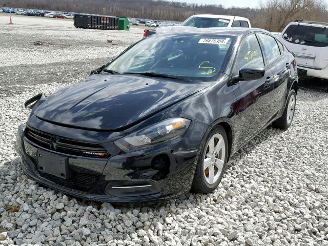 1C3CDFBB9FD268084 - 2015 DODGE DART SXT BLACK photo 2