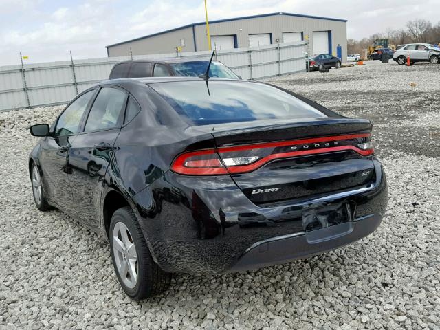 1C3CDFBB9FD268084 - 2015 DODGE DART SXT BLACK photo 3