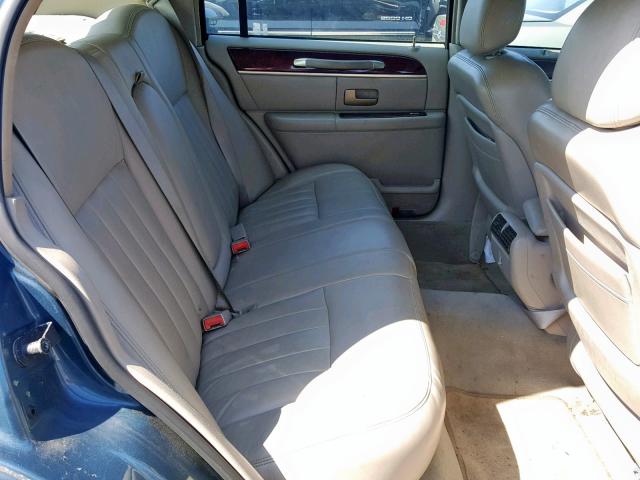 1LNHM81W13Y637828 - 2003 LINCOLN TOWN CAR E BLUE photo 6