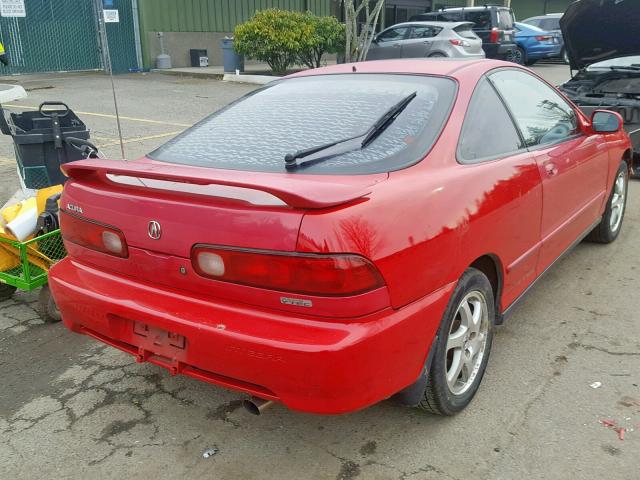 JH4DC23941S003549 - 2001 ACURA INTEGRA GS RED photo 4