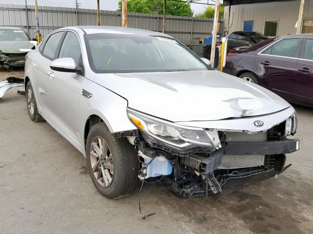 5XXGT4L36KG318306 - 2019 KIA OPTIMA LX SILVER photo 1