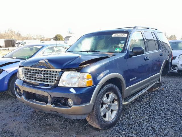 1FMDU84E24ZB33768 - 2004 FORD EXPLORER E BLUE photo 2