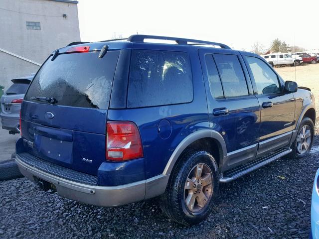 1FMDU84E24ZB33768 - 2004 FORD EXPLORER E BLUE photo 4