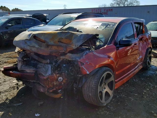 1B3HB68F28D722424 - 2008 DODGE CALIBER SR ORANGE photo 2