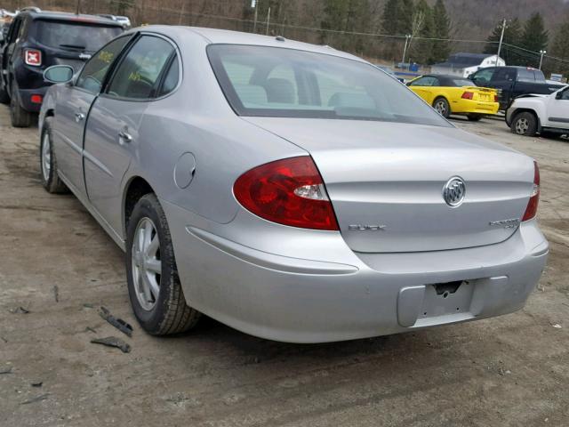 2G4WD532751215066 - 2005 BUICK LACROSSE C SILVER photo 3