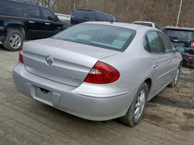 2G4WD532751215066 - 2005 BUICK LACROSSE C SILVER photo 4