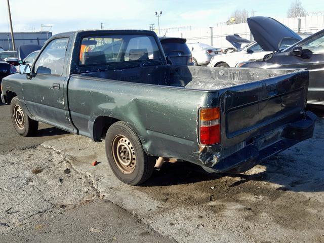 4TARN81A4NZ003075 - 1992 TOYOTA PICKUP 1/2 GREEN photo 3