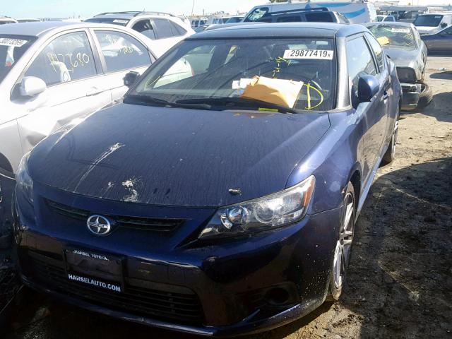 JTKJF5C74D3060787 - 2013 TOYOTA SCION TC BLUE photo 2