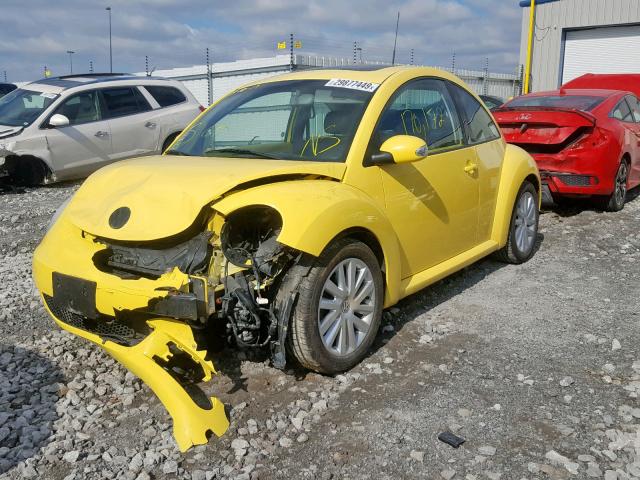 3VWRW31CX8M516288 - 2008 VOLKSWAGEN NEW BEETLE ყვითელი ფოტო 2