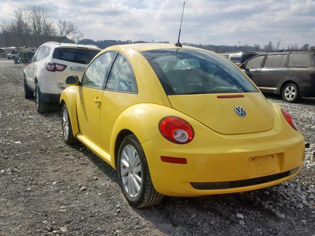 3VWRW31CX8M516288 - 2008 VOLKSWAGEN NEW BEETLE ყვითელი ფოტო 3