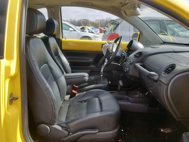 3VWRW31CX8M516288 - 2008 VOLKSWAGEN NEW BEETLE ყვითელი ფოტო 5