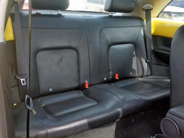 3VWRW31CX8M516288 - 2008 VOLKSWAGEN NEW BEETLE ყვითელი ფოტო 6