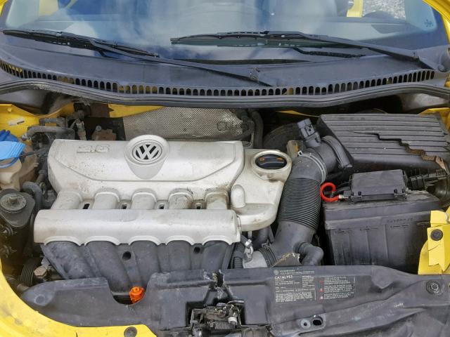 3VWRW31CX8M516288 - 2008 VOLKSWAGEN NEW BEETLE ყვითელი ფოტო 7